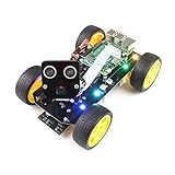 Freenove 4WD Smart Car Kit for Raspberry Pi 5 4 B 3 B+ B A+, Face Tracking, Line Tracking, Light...