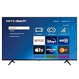 METZ Blue Roku TV, 4K UHD Smart TV, 43 Zoll, 109 cm, Fernseher mit Triple Tuner, mit WLAN, LAN,...