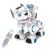 fisca Fernbedienung Roboter Hund RC Interaktiv Intelligente Walking Tanzen Programmierbarer Roboter...