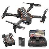 Drohne mit Kamera HD 720P für Kinder, RC Drone Quadcopter mit WiFi Übertragung, Kopflos Modus, 3D...