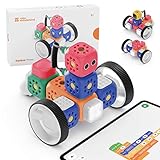Robo Wunderkind Lernroboter für Kinder ab 5 Jahren - Klemmbausteinen-kompatibler Baukasten mit von...