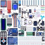 Quimat Ultimate Starter Kit mit ArduinoIDE R3 Entwicklungsboard, LCD1602, Servo, Schrittmotor,...