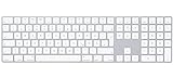 Apple Magic Keyboard mit Ziffernblock: Bluetooth, wiederaufladbar. Kompatibel mit Mac, iPad oder...