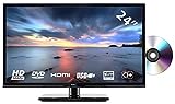 HKC 24C2NBD (24 Zoll) LED Fernseher mit DVD-Player (HD Ready, Triple Tuner (DVB-T2/S2/C), CI+, HDMI,...