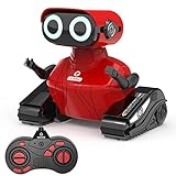 GILOBABY RC Roboter Kinder Spielzeug, Ferngesteuerter Roboter mit 2,4 GHz Fernbedienung, LED-Augen,...