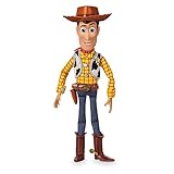 Disney Store Interaktive sprechende Actionfigur Woody aus Toy Story 4, 35 cm / 15', mit über 10...