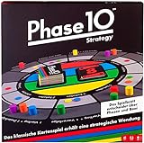 MATTEL Phase 10 Strategy - interaktives Brettspiel mit 10 unterschiedliche Phasen, Spielbrett mit...