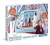 Clementoni 16186 Travel Quiz Frozen 2 Disney Spiel, Mehrfarbig
