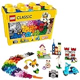 LEGO 10698 Classic Große Bausteine-Box, Konstruktionsspielzeug für Mädchen und Jungen mit...