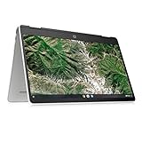 HP Chromebook x360 14a-ca0217ng (14 Zoll / HD Touch) 2in1 Convertible Laptop (Intel Celeron N4020,...