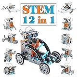 Dreamy Cubby Kinder Spielzeug ab 10+ Jahre, STEM Robot Science Kit 12-in-1 Education Solar Roboter...