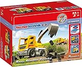 Fischertechnik 554194 Baustellenfahrzeuge Easy Starter Trucks ab 3 Jahren Baggerfunktion &...