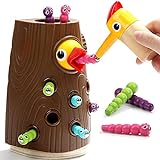 Nene Toys Vögelchen Füttern Lernspiel – Magnetisches, Pädagogisches Spielzeug für Kinder ab 2...