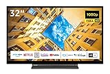 Toshiba 32LK3C63DAY 32 Zoll Fernseher / Smart TV (Full HD, HDR, Triple-Tuner, Alexa Built-In,...