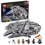 LEGO Star Wars Millennium Falcon, Raumschiff-Spielzeug mit 7 Figuren, Finn, Chewbacca, Lando...