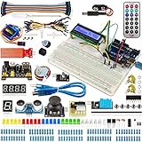 Miuzei Starter Kit für Arduino R3 Projekte mit Mikrocontroller, Brotschalenhalter, LCD1602 Modul,...