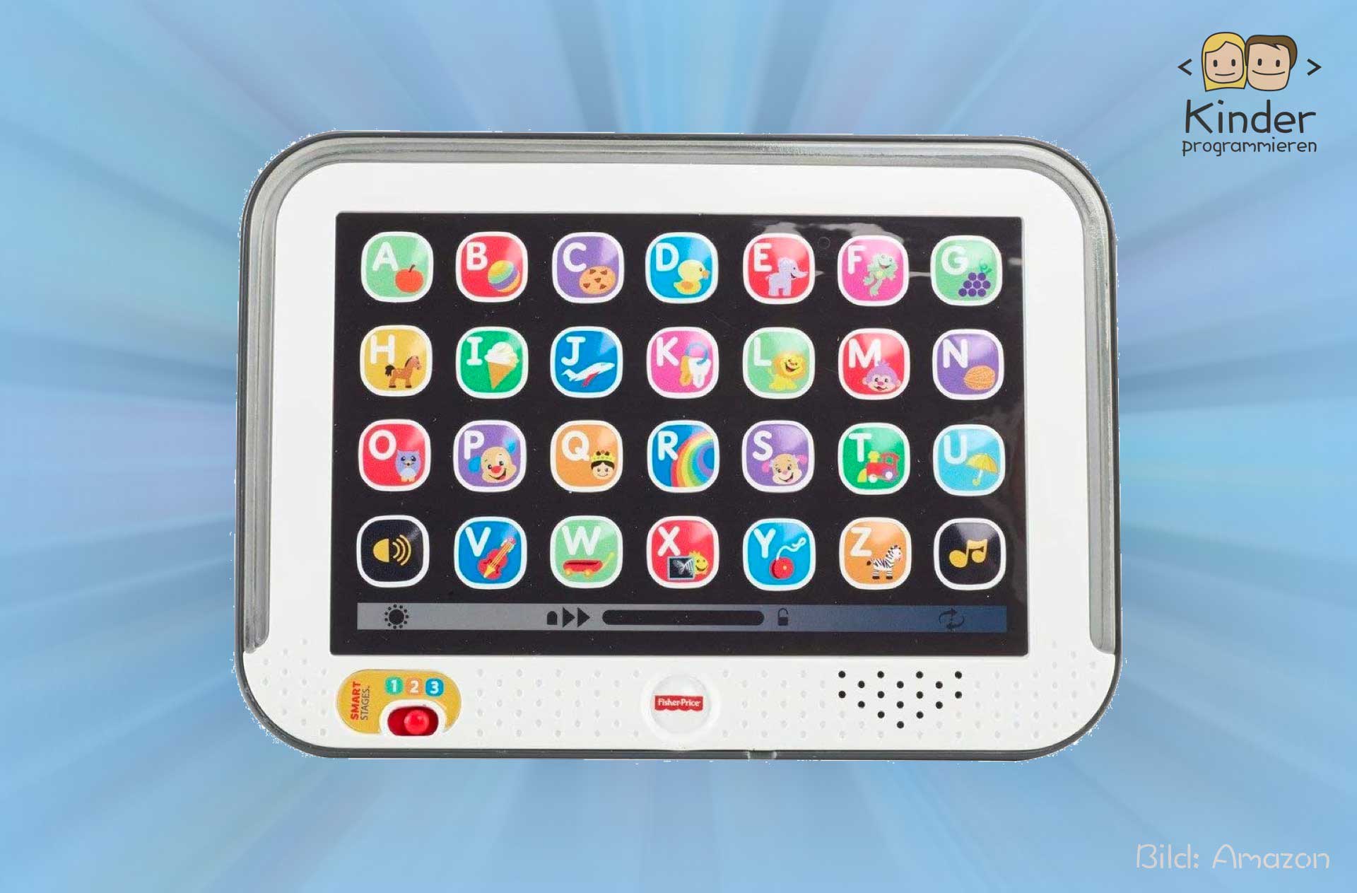 Fisher-Price CDG57  Lernen & Spaß Tablet Kindertablet Lernspielzeug Kinder PC 