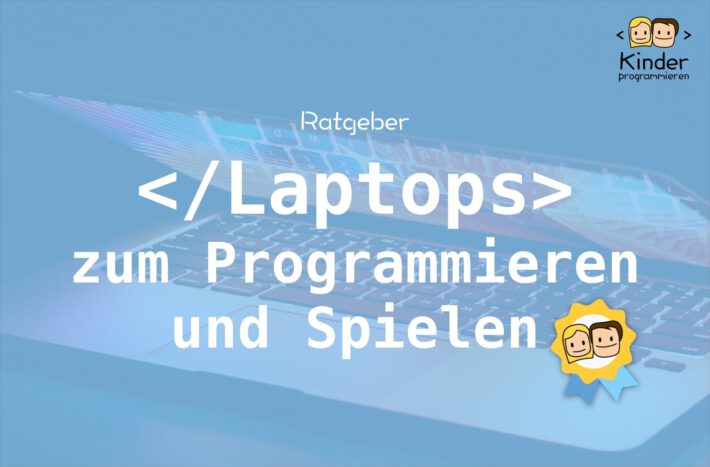 Laptop zum Programmieren und Spielen
